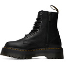 Dr. Martens Black Jadon Pisa Leather Platform Boots