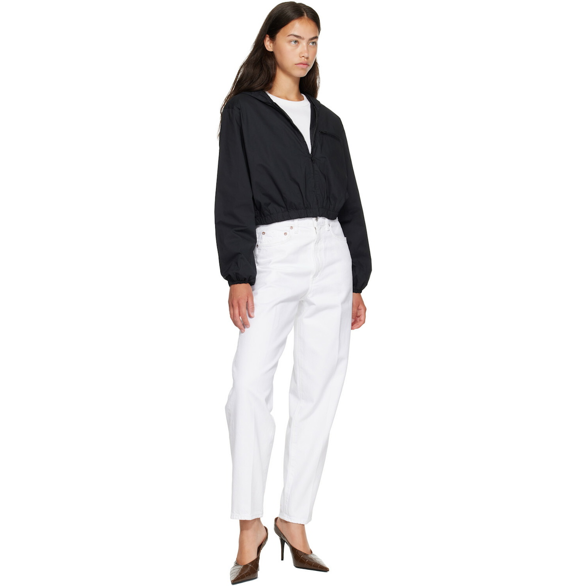 AGOLDE White 80's Jeans