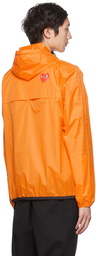 COMME des GARÇONS PLAY Orange K-Way Edition Nylon Jacket