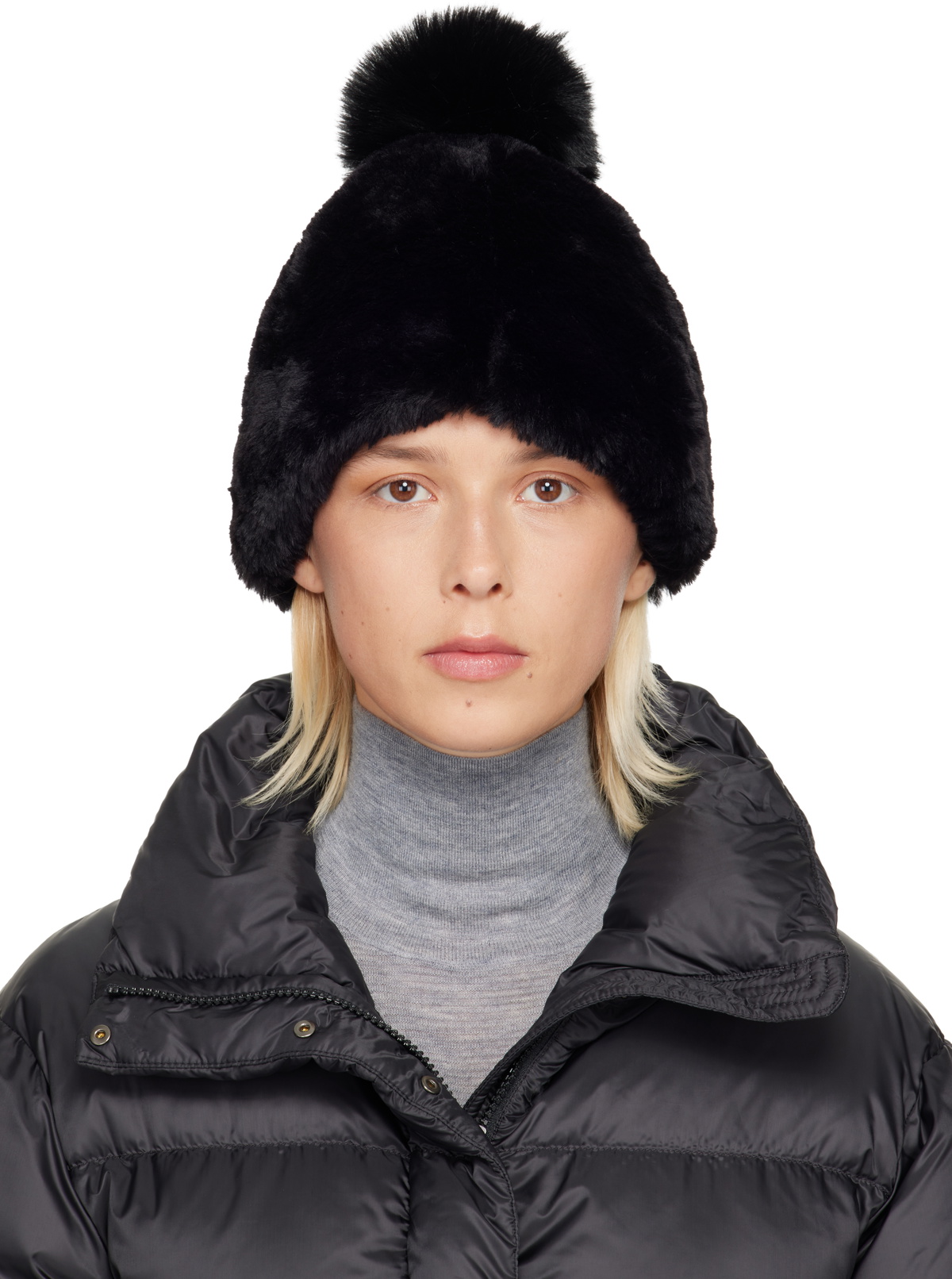 Max Mara Black Casta Beanie