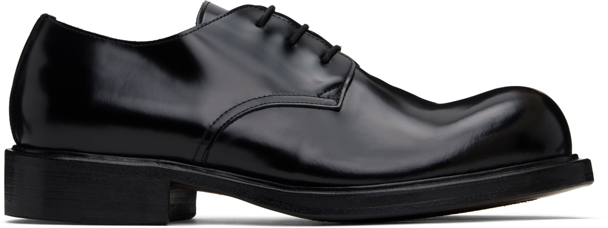 Acne Studios Black Lace-Up Leather Derbys