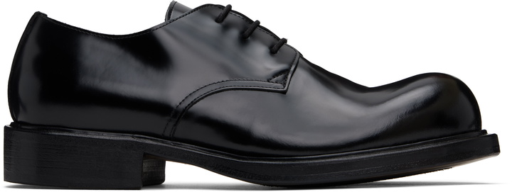 Photo: Acne Studios Black Lace-Up Leather Derbys