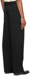 Bottega Veneta Black Wool Trousers