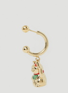 Maneki Neko Earring in Gold