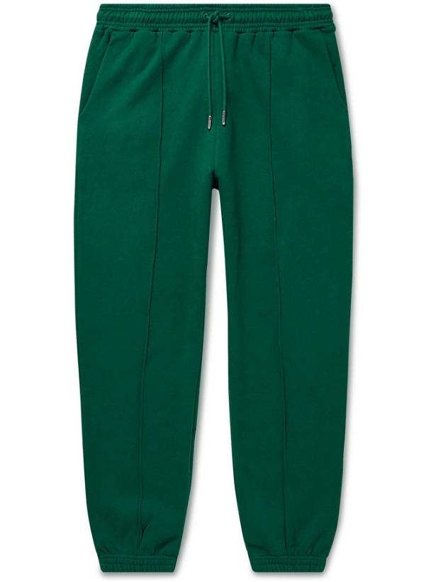 Photo: Ninety Percent - Tapered Organic Cotton-Jersey Sweatpants - Green