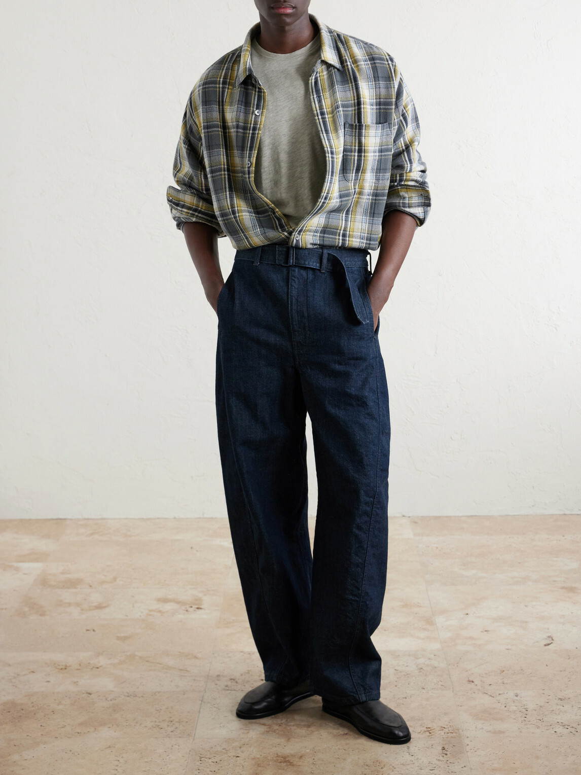 Sunspel - Cotton and Linen-Blend T-Shirt - Neutrals