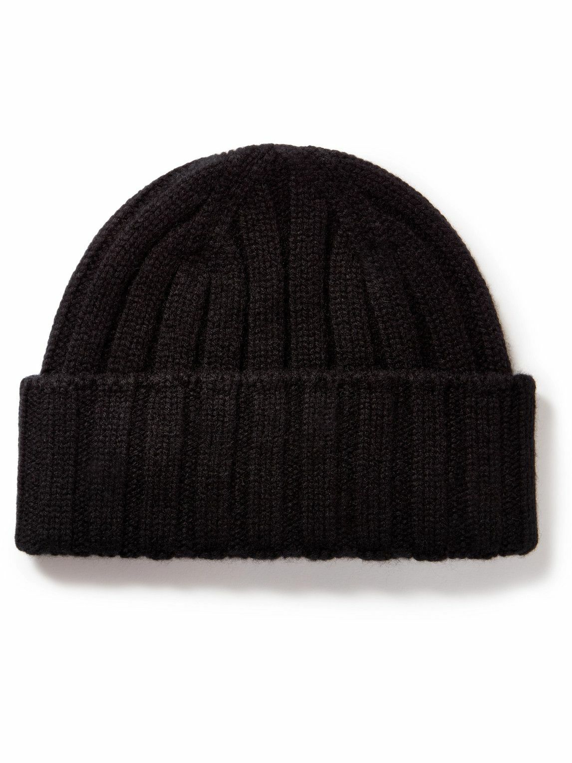 Johnstons of Elgin Ribbed Cashmere Beanie Johnstons of Elgin