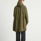 END. x Universal Works Men's Shipp Inn Parka Jacket in Light Olive
