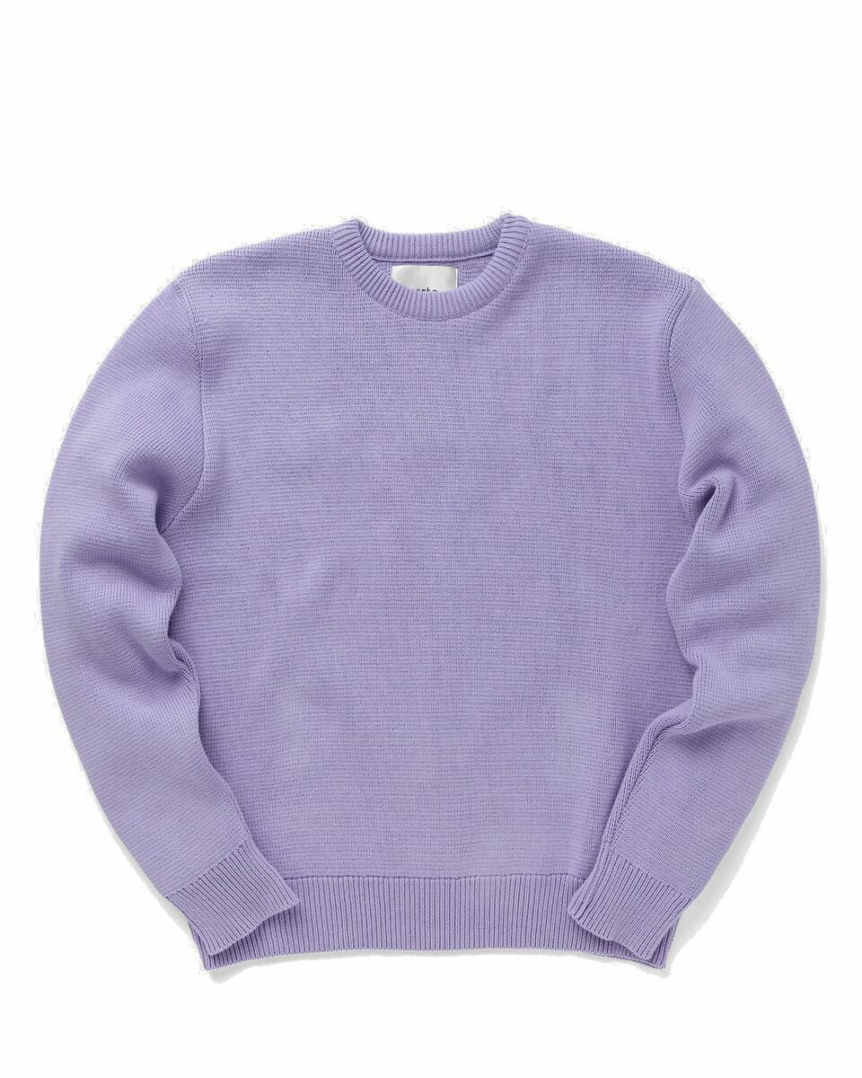 Photo: Arte Antwerp Back Pixel Heart Sweater Purple - Mens - Pullovers