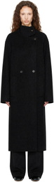 LISA YANG Black Doublé Button Coat