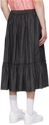 CHLOé NARDIN Black Gathered Skirt