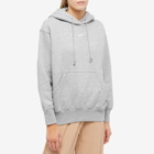 Nike Women's Phoenix Fleece Hoody in Dark Grey Heather/Sail