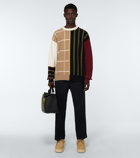 Loewe - Patchwork striped cashmere sweater