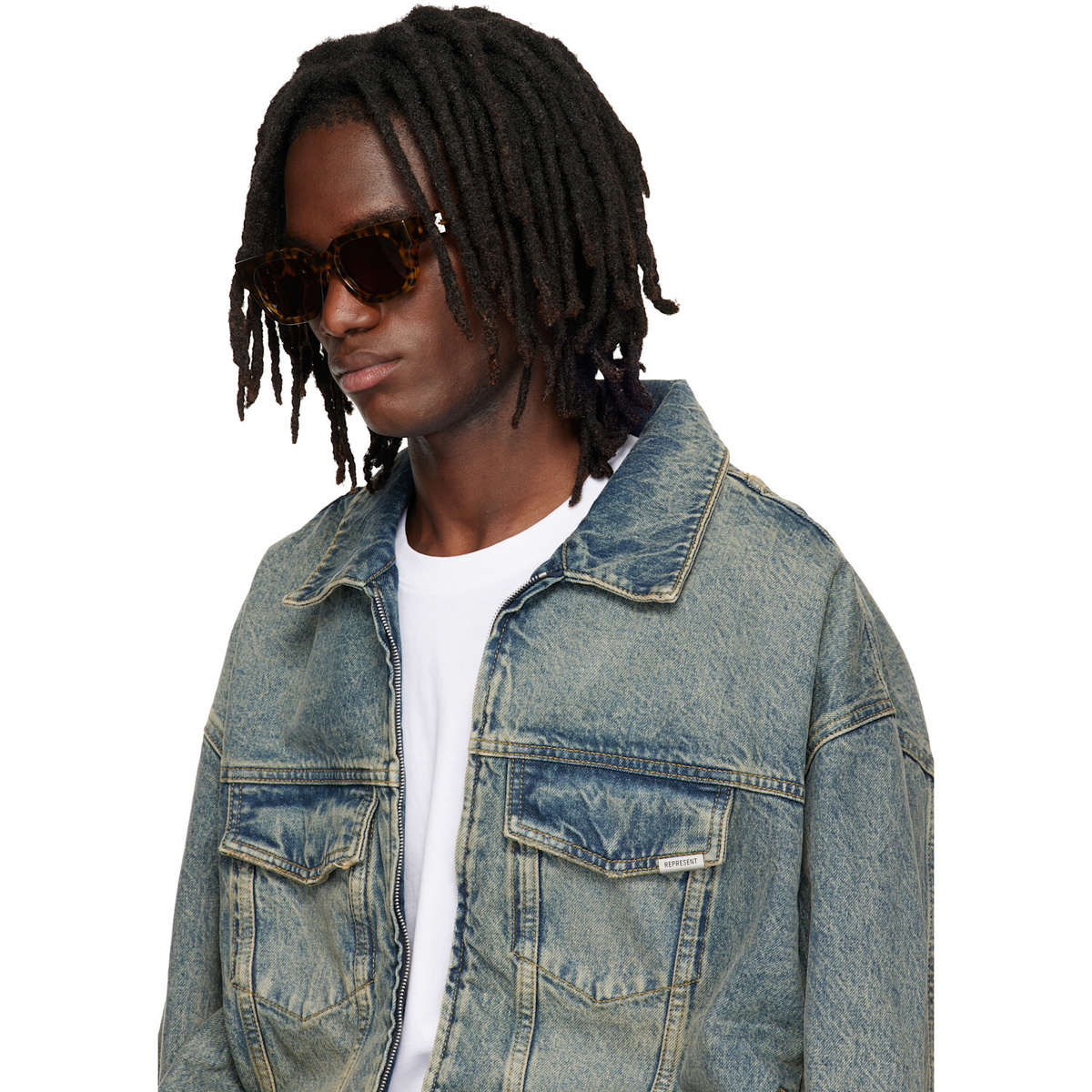 Off-White Yellow Rochester Sunglasses