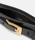 Balmain Anthem leather clutch