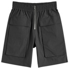 Cole Buxton Men's Cotton Cargo Shorts in Black