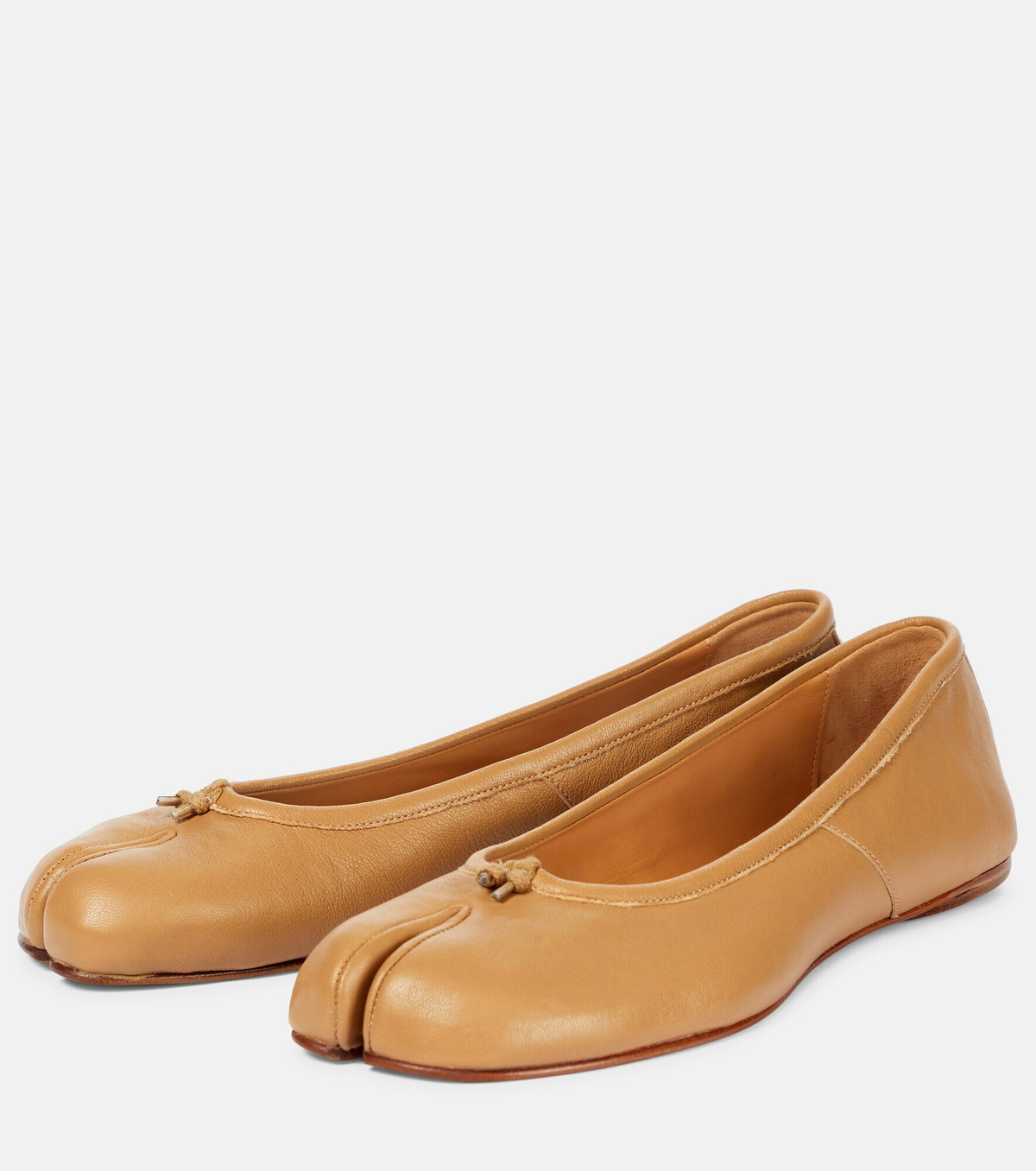 Maison Margiela - Tabi leather ballet flats Maison Margiela