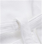 Schiesser - Waffle-Knit Cotton Robe - White