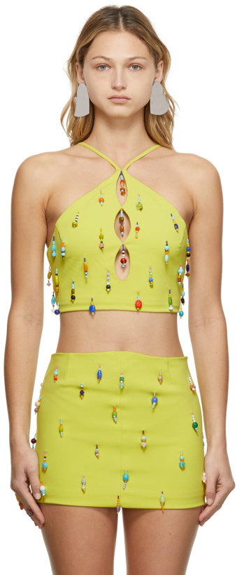 Photo: Marshall Columbia SSENSE Exclusive Beaded Cut-Out Top