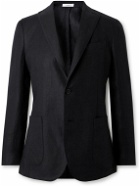 Boglioli - K-Jacket Unstructured Linen-Twill Suit Jacket - Blue