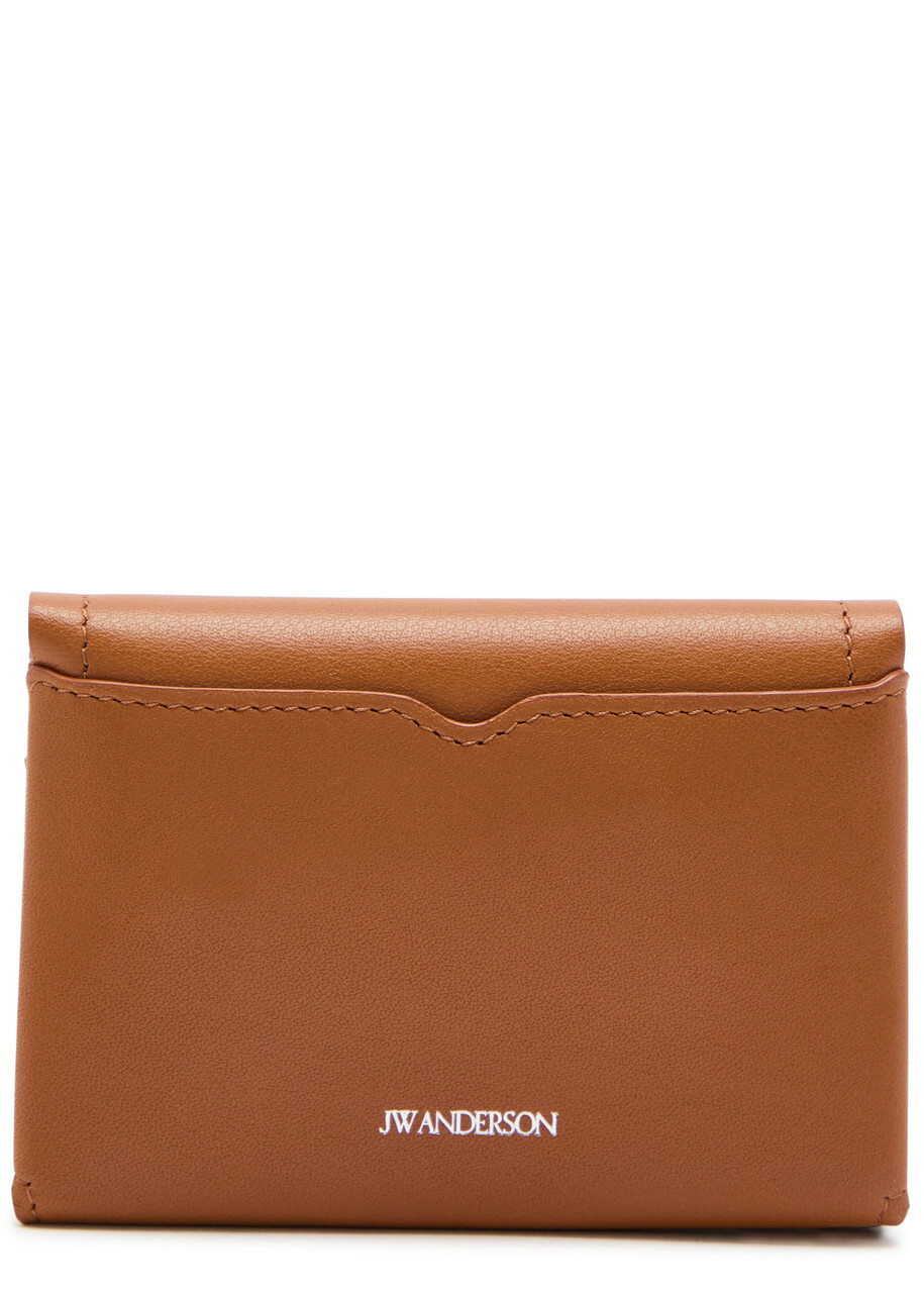 JW Anderson Loafer Leather Card Holder - Tan - One Size