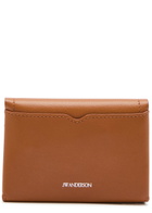 JW Anderson Loafer Leather Card Holder - Tan - One Size