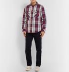 nonnative - Thinsulate Checked Cotton Overshirt - Men - Red