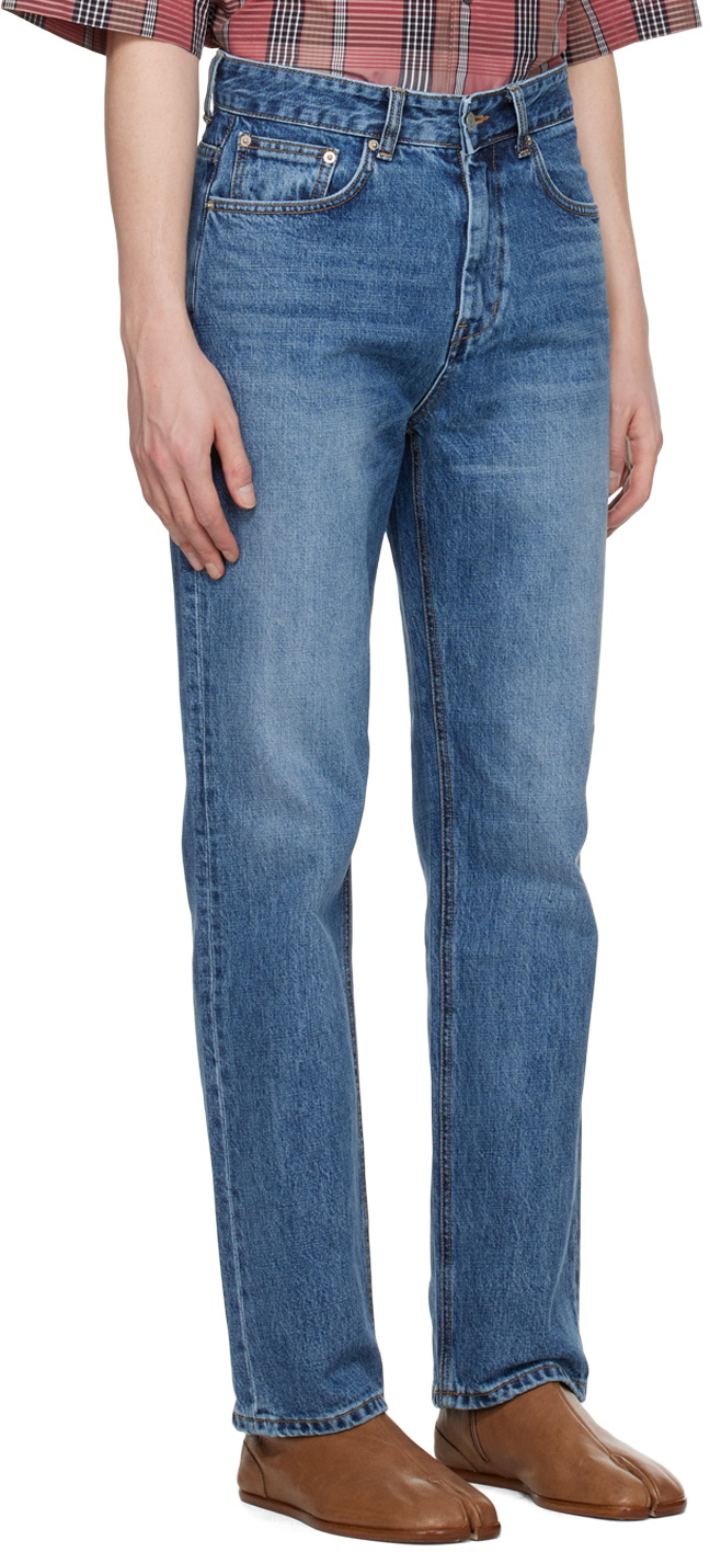 Youth Blue Straight-Leg Jeans