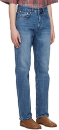 Youth Blue Straight-Leg Jeans