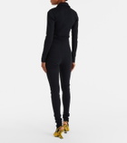 The Attico High-rise cotton jersey stirrup leggings