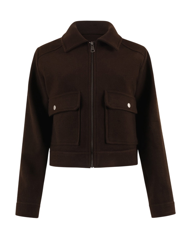 Photo: Steve Madden Anthony Jacket in Brown
