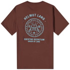 Helmut Lang Men's Societas T-Shirt in Chocolate