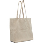 Nothing Written Beige Cou Suede Shopper Tote