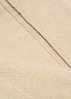 Aurélien Full zip Knit Merino Wool Jumper Light Brown