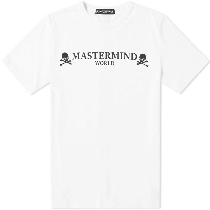 Photo: MASTERMIND WORLD Grosgrain Tape Skull Logo Tee