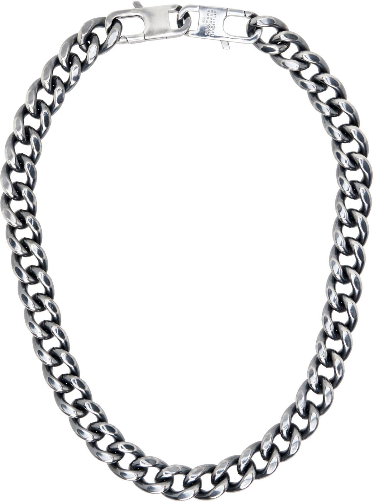 ネックレス・ペンダント SILVER TWISTED CHOKER MM6 MM6 Maison Margiela Silver Twisted Choker MM6 Maison Margiela