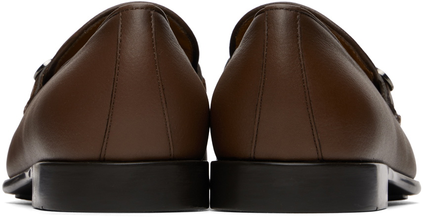 Ferragamo Brown Gancini Ornament Loafers Salvatore Ferragamo display picture 1