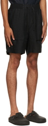 Vince Black Hemp Shorts