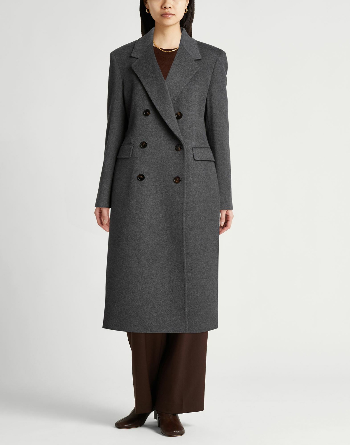 Tagliatore Womens Coat in Grey