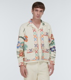 Bode Prisma embroidered cotton overshirt