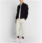 Todd Snyder Champion - Slim-Fit Tapered Logo-Appliquéd Contrast-Tipped Mélange Loopback Cotton-Jersey Sweatpants - Neutrals