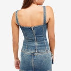 Blumarine Women's Denim Cargo Top in Allure