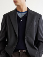 A.P.C. - Riou Virgin Wool Polo Shirt - Blue