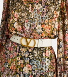 Valentino Garavani VLogo reversible leather belt