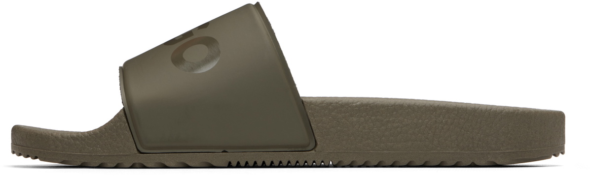 Hugo Khaki Tonal Logo Slides