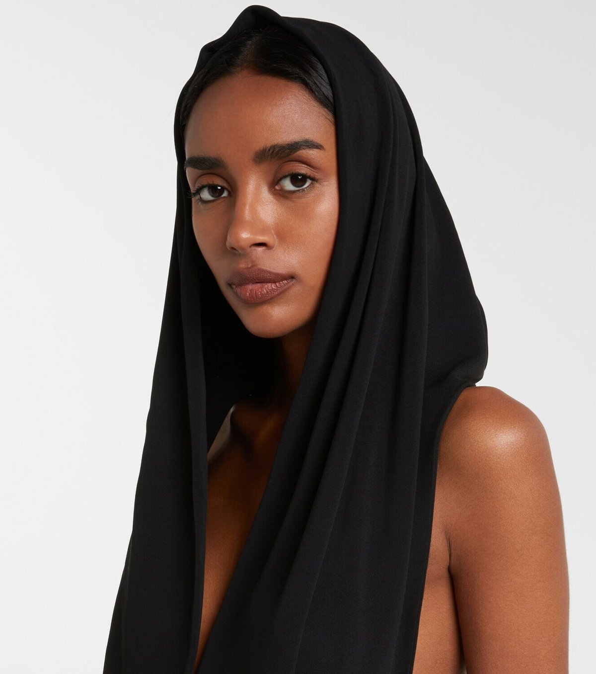 Balmain Hooded jersey bodysuit