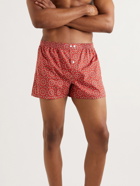 Anonymous ism - Printed Cotton Boxer Shorts - Red