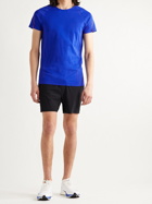 FALKE Ergonomic Sport System - Active Logo-Print Stretch-Jersey T-Shirt - Blue - M/L