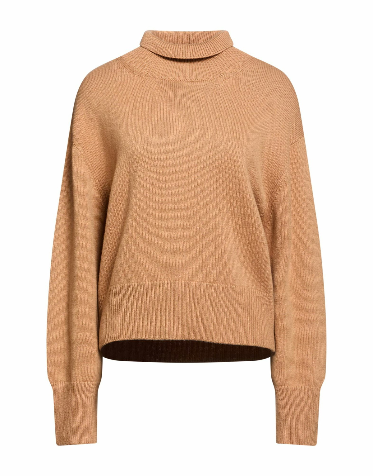 Annagreta Womens Turtleneck Camel