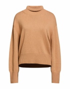 Annagreta Womens Turtleneck Camel